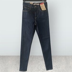Levi's Dark Blue High Rise Super Skinny Jeans